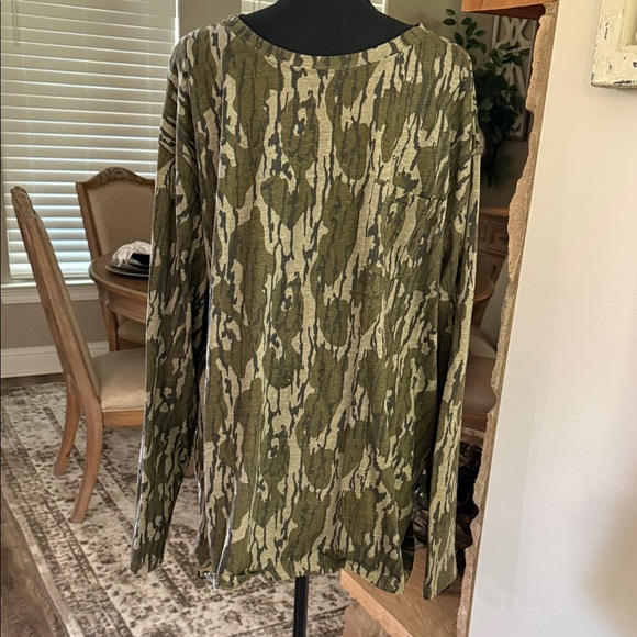 Mossy Oak Woodland Camo Long Sleeve Shirt - Picture 1 of 6